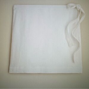 NWT J.Crew Linen Wrap Mini Skirt *White* Lined Size 4 15”Length